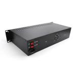 Rack Mount Fiber Media Converter Chassis 2U 16 Slots With Dual Power