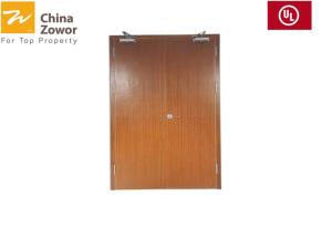 Wholesale BS Certified Fireproof Wooden Doors With Vision Panel/ Melamine Finish/ China Fir Skeleton from china suppliers