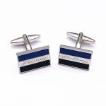Shirt Sleeve Cufflinks , Glaring Men Gold Plated Cufflinks With Enamel