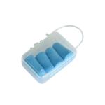 Comfortable 28dB SNR Silicone Earplugs in Striking Orange Color for Noise