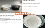 white disposable plastic salad bowl,PLA 16oz 500ml plastic - disposable salad
