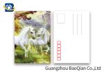 Full Color Animated Postcards , Two Sides Custom Lenticular Printing 0.6 MM PET