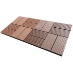 Anti Slip Extruded SGS 300mmX300mm WPC DIY Decking