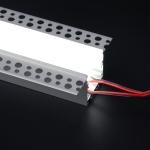 Plaster Wall Light / Mounted Strip Light Drywall LED Aluminum Profile Trimless