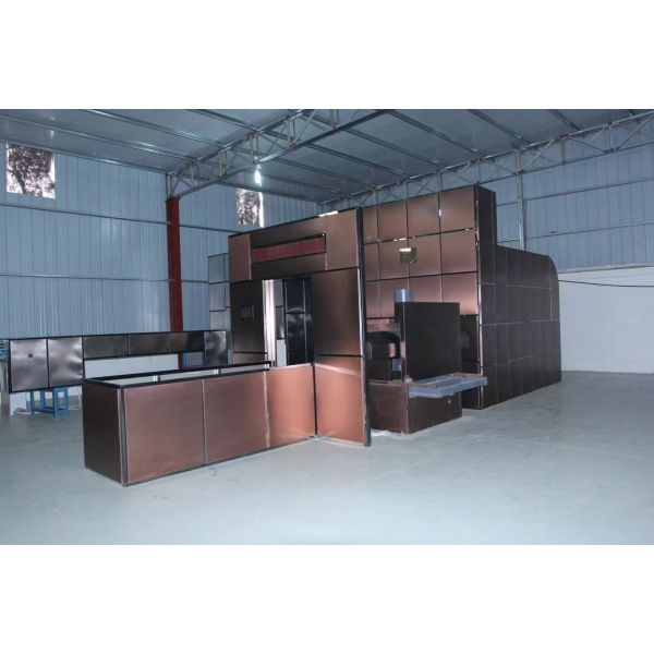 Smokeless and Odorless Human Corpse Incinerator with PLC Control and Stainless Steel Construction