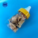 540ml Bpa Free Packaging Candies Cute Plastic Jars With Lids