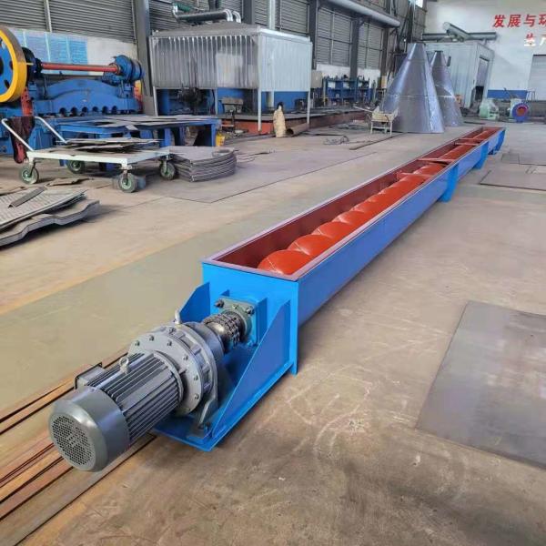 Steel Mill Fly Ash Screw Conveyor Can Transport Powder Granular And Small Block