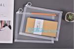 PVC slider k bag for stationery, file,school kids, stationery packaging zipper