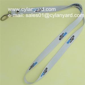 Wholesale Customized sublimated lanyard with heavy duty metal snap hook from china suppliers