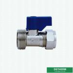 Tap Handle Chrome Plated Customized Forged Brass Mini Ball Valve Middle Weight