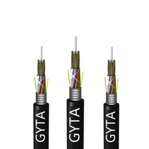 Wholesale Indoor/Outdoor 2-144 Fibers External Fiber Optic Cable GYTA Stranded Loose Tube from china suppliers