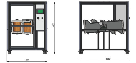 Touch Screen Control Tumble Drop Test Machine for Smart Tablets Rotational Drop Test