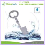 Classic Key Shaped Metal Thumb Drive Water Proof Data Storage Silver Gold Copper
