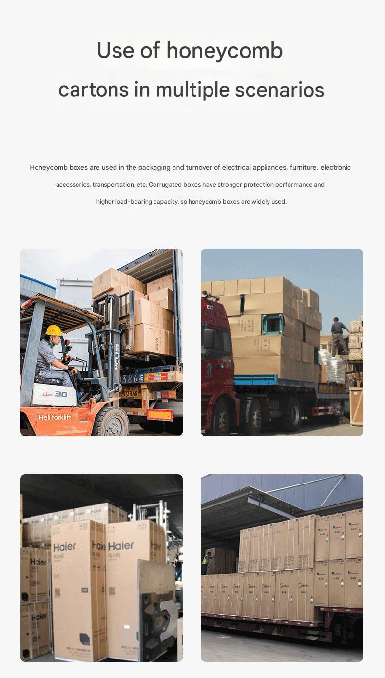 Contemporary Sustainable Honeycomb Cardboard White Cardboard Solution