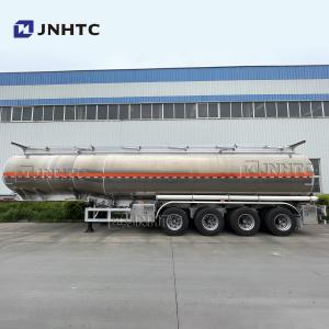 Wholesale Used 3 Axles 45000 Liters Fuel Tanker Truck Trailer Carbon Steel / Aluminum from china suppliers