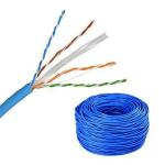 1Gbps UTP CAT6 Cable Blue Ethernet Data Cable UL Certified 1000ft