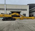 Long Reach Telescopic Boom For Excavator , Construction Sites Metal Telescopic