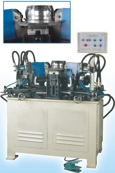 Hydraulic Four Hole Punching Machine round hole puncher for pot set cook ware