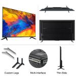43Inch Smart TV Android 12 Ultra-Thin Frameless Television HD TV
