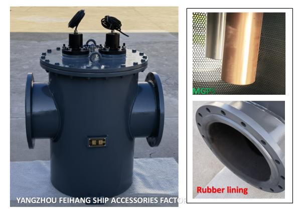 Mgps Marine Carbon Steel Galvanized Main Seawater Filter For Desulfurization
