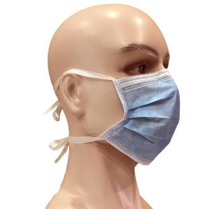 Wholesale Tie On Disposable Medical Face Masks Latex Free Good Air Permeability from china suppliers