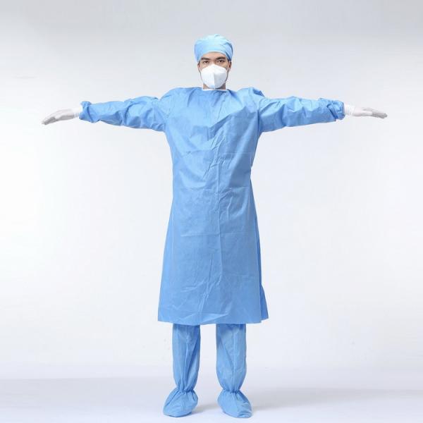 Tri-layer surgical gown isolation and protective gowns wholesale Protective Gown