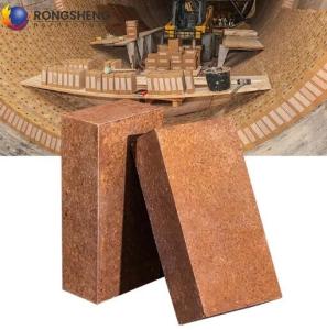 Wholesale Basic Open Hearth Furnace Magnesite Brick 95% Mgo Fused And Sintered Magnesia Brick Magnesium Refractory Bricks For Stee from china suppliers