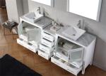 House Furniture Custom Bathroom Vanity Cabinets Paint Surface Including Basin /