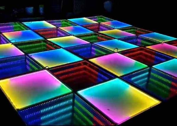 P2.5 Full Color Video Dance Floor, SMD Luminous Floor Tiles 1/32 Scan 160*160mm