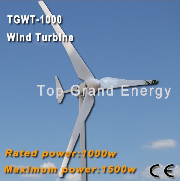 TGWT-1000M 1000W 48V wind turbine Three phase permanent magnet AC synchronous