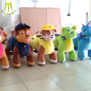 Wholesale Hansel coin operated electric plush motorized animal electric ride on horse toy from china suppliers