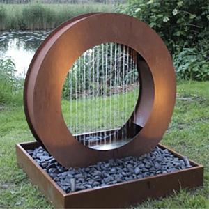 Wholesale Led Light Corten Steel Water Feature For Garden from china suppliers