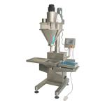 Semi Automatic Auger Filler Machine 100BPH Coffee Chili Small Protein Dry Milk