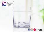 2oz Square Shape Clear Plastic Dessert Cups Disposable For Party