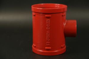 Wholesale 3 Ends Grooved Tee Fittings With Grooved End Connection Epoxy Painting from china suppliers