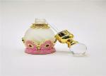 Custom Dubai Arabian Colorful Perfume Bottles Wind Metal Oil Pink Color