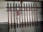 Wrought Iron Cast Iron Fence Rosettes For Home Decoration Iron Bar Fence