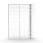 GCL Indoor Curtain Transparent LED Wall For Subway Station Advertising