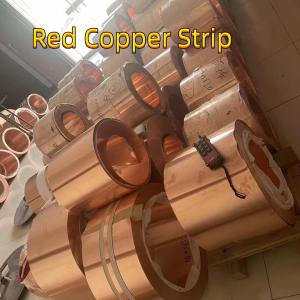 Wholesale ASTM B152 C10100 Red Pure Copper Coil Strip Foil For Battery C11000 Etp Tu1 from china suppliers