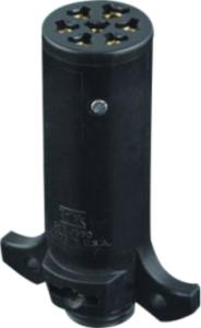 Wholesale SAE Standard 7 Way USA Trailer Plug Black Trailer Electrical Plug from china suppliers