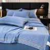 Buy cheap Comfortable and Breathable 200TC Satin Jacquard Quilt Set for Cool Summer Nights from wholesalers