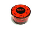 Red Colored Food Grade Tin Containers / Cylindroid Tinplate Can