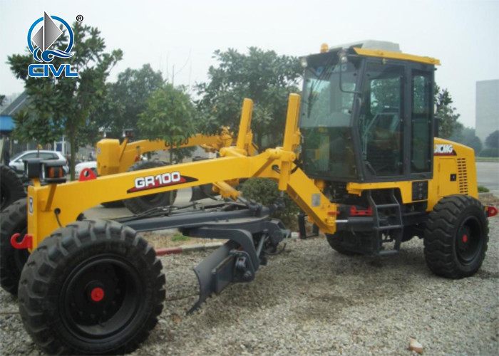 new Motor Graders 100HP GR1003 Small Road Grader WEICHAI engine yellow colour