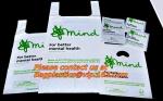 HDPE biodegradable bags, biodegadrable T-shirt bag,100%biodegradable bag EN13432