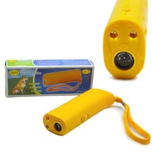 Wholesale Yellow 3 In 1 Anti Barking 9 Volt Ultrasonic Pet Trainer from china suppliers