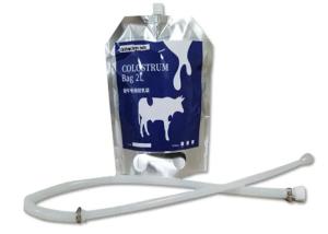 Wholesale 4L Aluminum Foil / Silicone Calf Colostrum Bags With Spout Tube from china suppliers