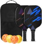 Lightweight Pickleball Practice Paddle 16mm Personalized Pickleball Racquet Set
