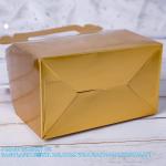 Gable Candy Treat Boxes, Small Goodies Gift Boxes With Handle, Dessert Boxes