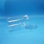 Transparent Food Candy Cylinder Round PET Plastic Jar Food Grade Clear Screw Lid
