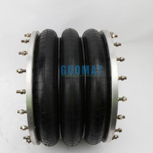 Wholesale Heavy-Duty Equipment Air Spring 3H480312 with Flange Ring Triple Convoluted from china suppliers